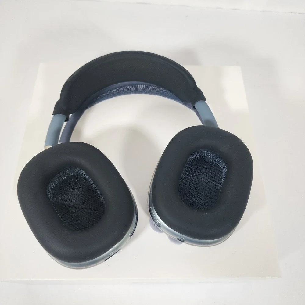 Apple AirPods Max‎ USB-C Blue A3184 w/ Box Smart Case Cable Tested Works